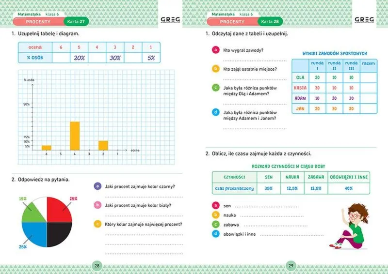 Odkryj świat matematyki: Zajęcia rozwijające w klasie 6 dla sukcesów i umiejętności