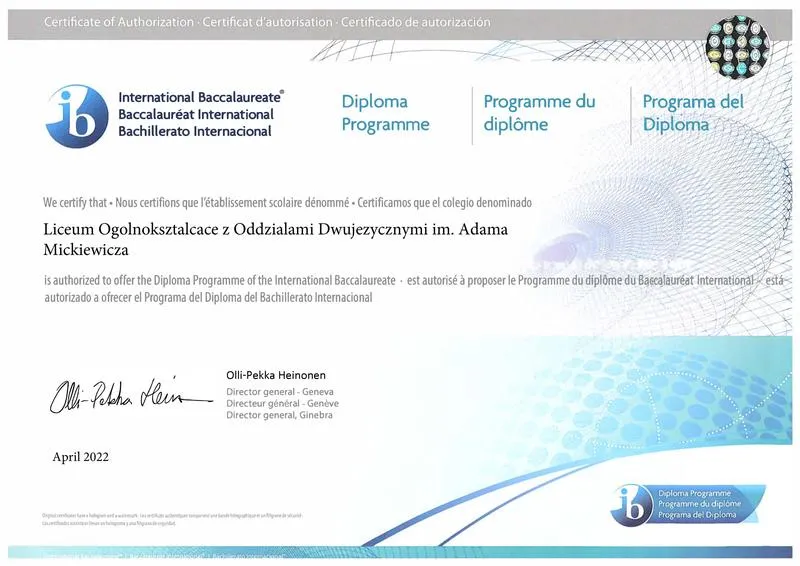 Międzynarodowe uznanie matury