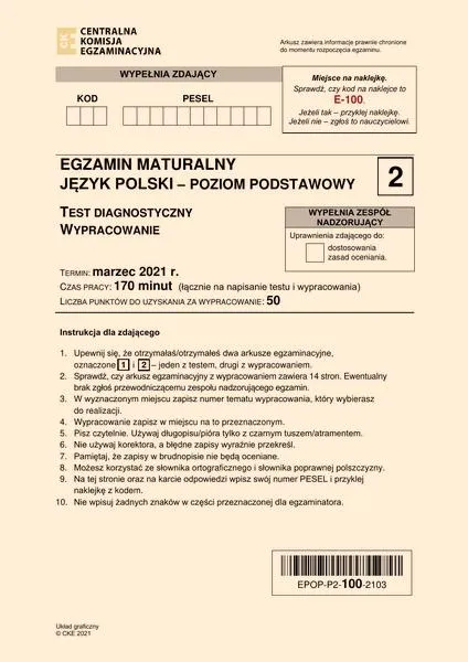 Przygotowanie do matury ustnej