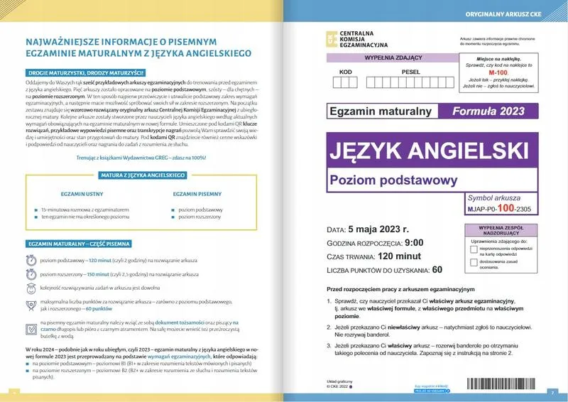 Przygotowanie do matury z angielskiego