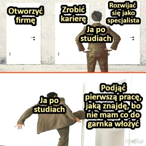 Szukanie pracy po studiach