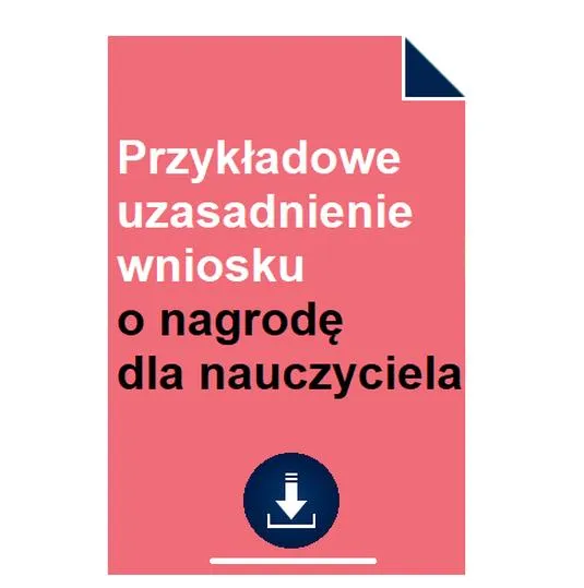 Wniosek o nagrodę kuratora
