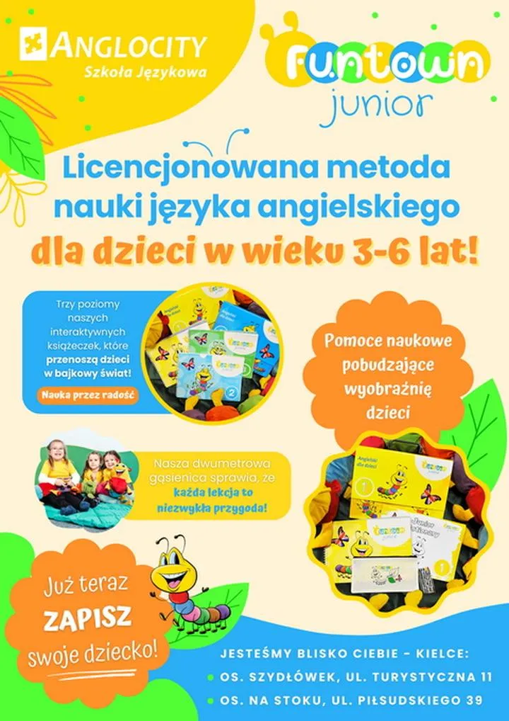 Wybór zajęć z angielskiego dla dzieci
