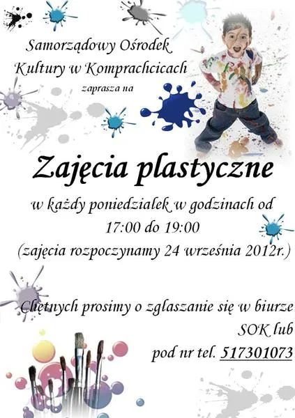 Zajęcia plastyczne z dziećmi
